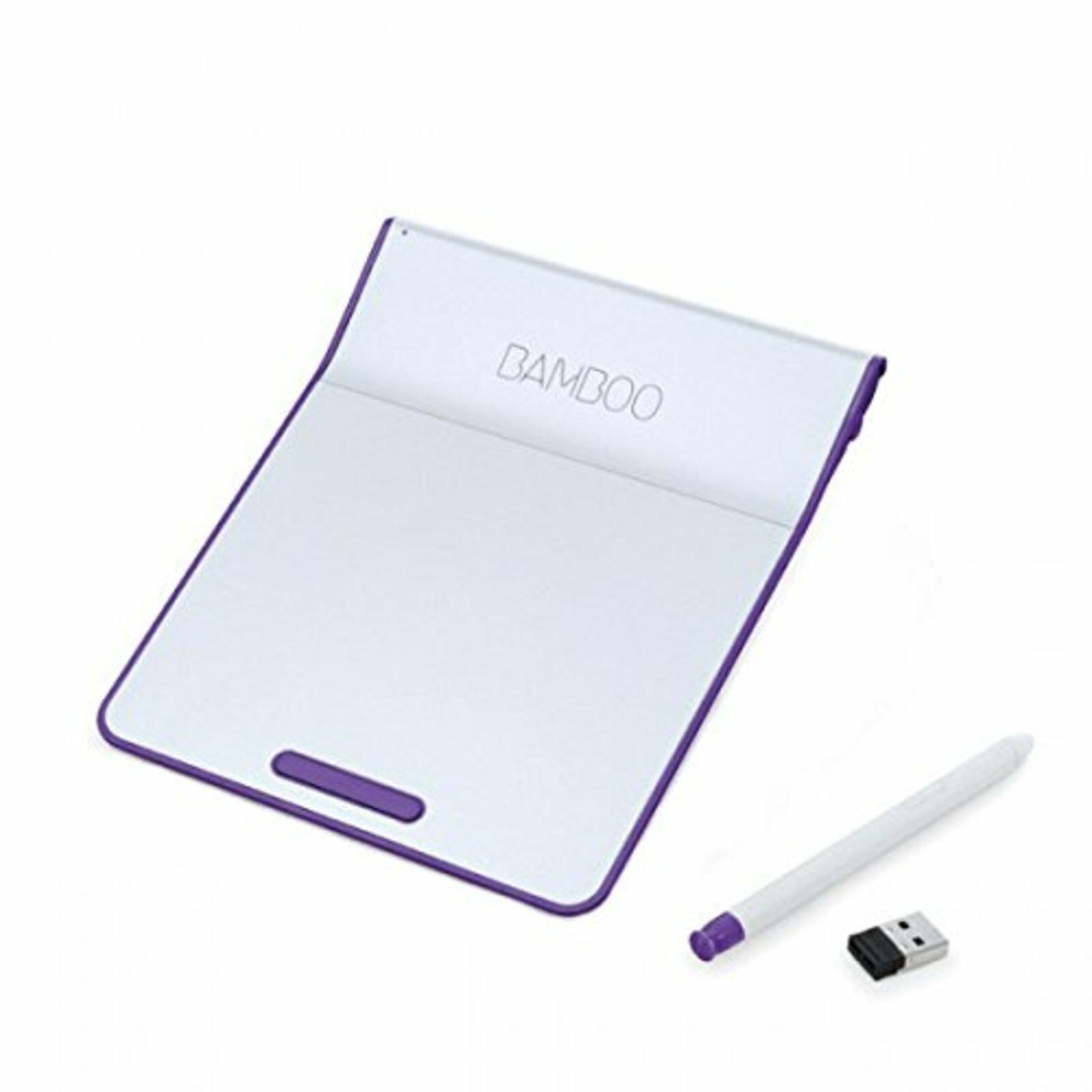 With Wacom pen touch pad wireless Bamboo Pad Purple CTH300U F/S w/Tracking# NEW