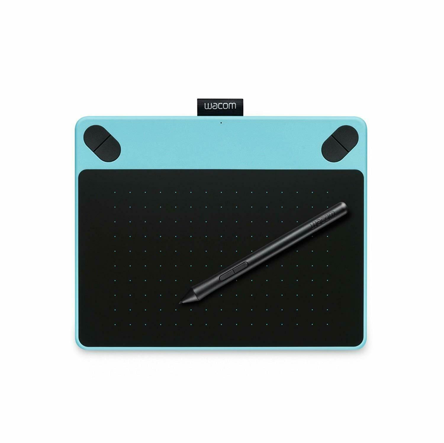 Wacom CTL-490/B0 [Mint Blue] Intuos Draw Small Size Pen Tablet FREEshipWorldwide