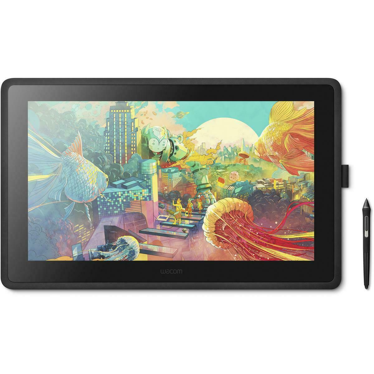 Wacom Cintiq 22 21.5" Full HD IPS Creative Pen Touchscreen Display, Black