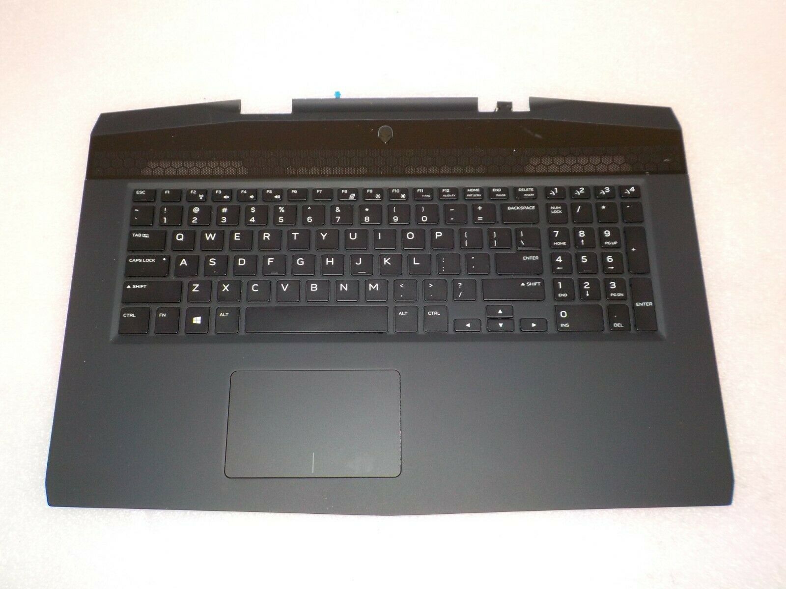 OEM DELL Alienware M17 Laptop Palmrest w/Touchpad US Keyboard NIB02  3D7NN GYGKG