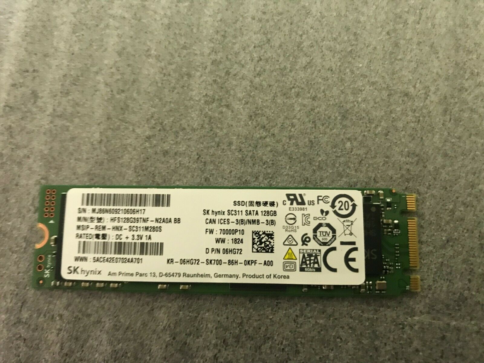 Sata 128gb. Sc311 Hynix. 128 ГБ SSD M.2 накопитель Hynix sc308 hfs128g39tnd.