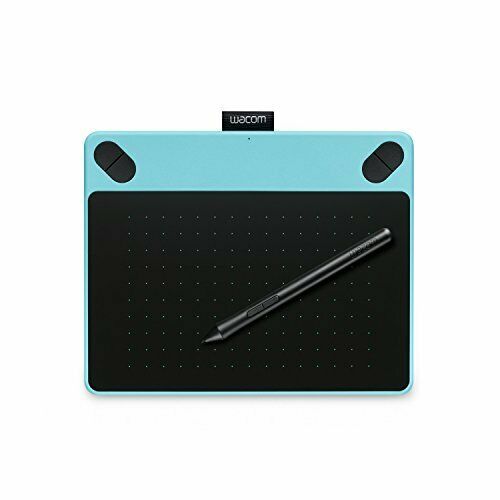 WACOM Intuos Draw S Size Pen Touch Tablet CTL-490/W0 Blue Manga illustr... Japan