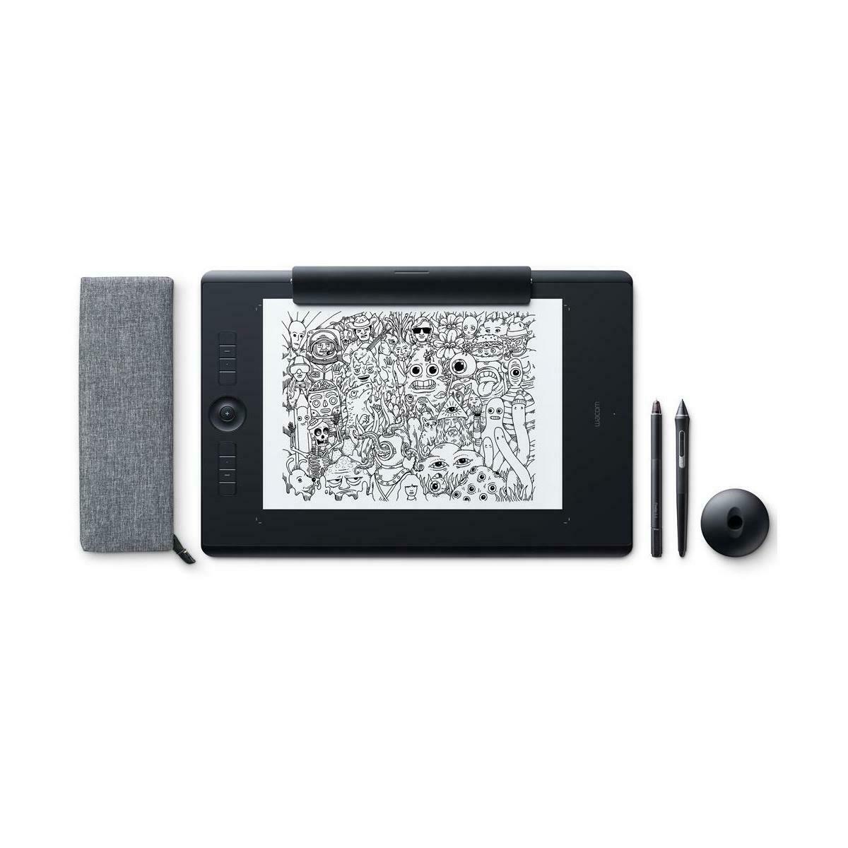 Wacom Intuos Pro Paper Edition Creative Pen Tablet, Large, Black #PTH860P