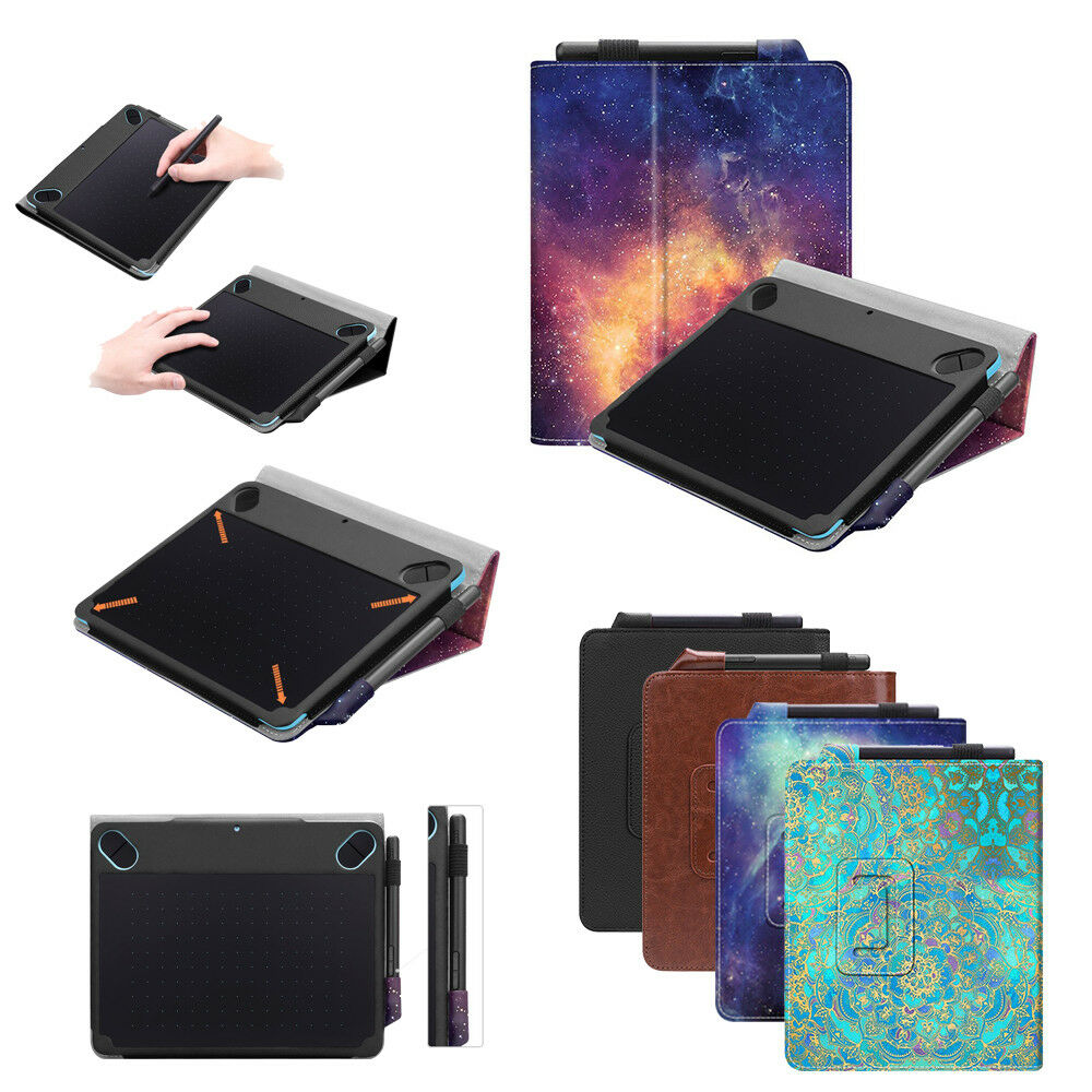PU Leather Case Cover for Wacom Intuo Draw / Art / Comic / Photo Digital Drawing