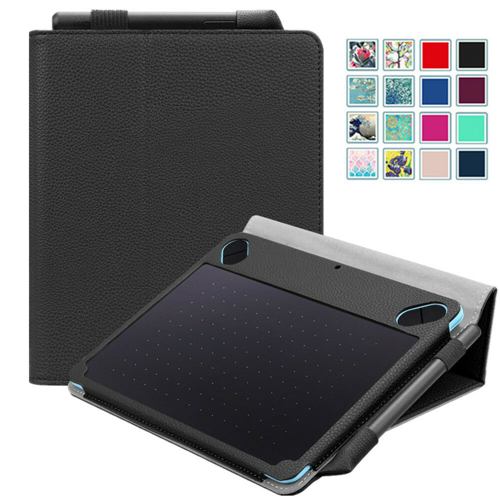 Folio Leather Case Cover For Wacom Intuos Draw/Art/Comic/Photo Digital Drawing