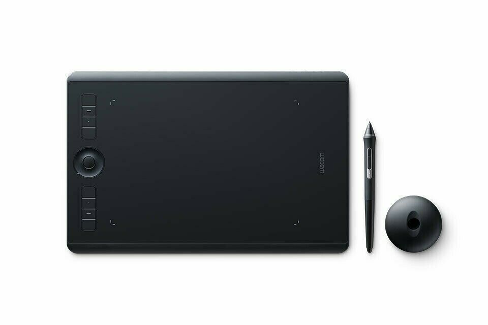 Wacom - Intuos Pro Pen Drawing Tablet (Medium) - Black