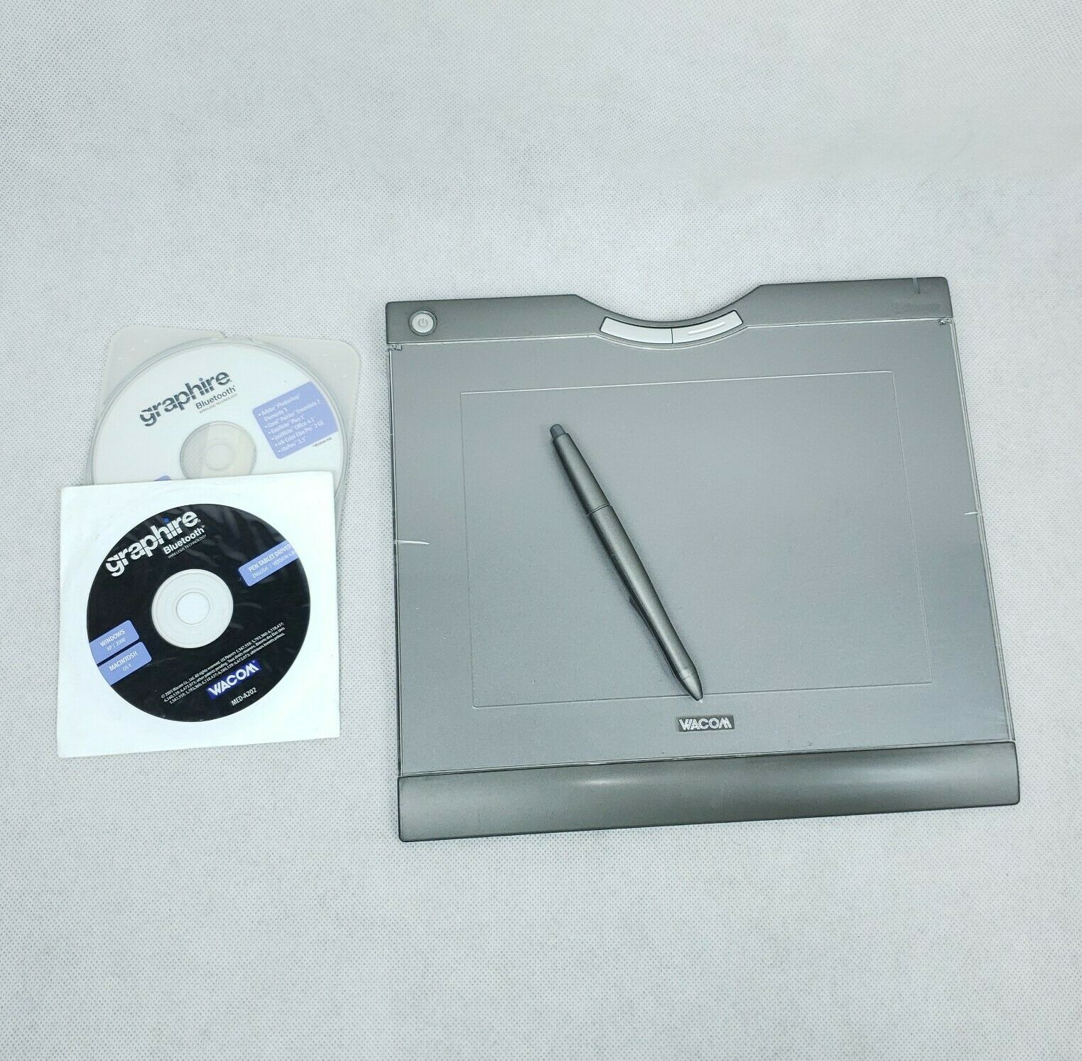 Wacom Pen Tablet Driver Software CTE-630BT Art Drawing Used