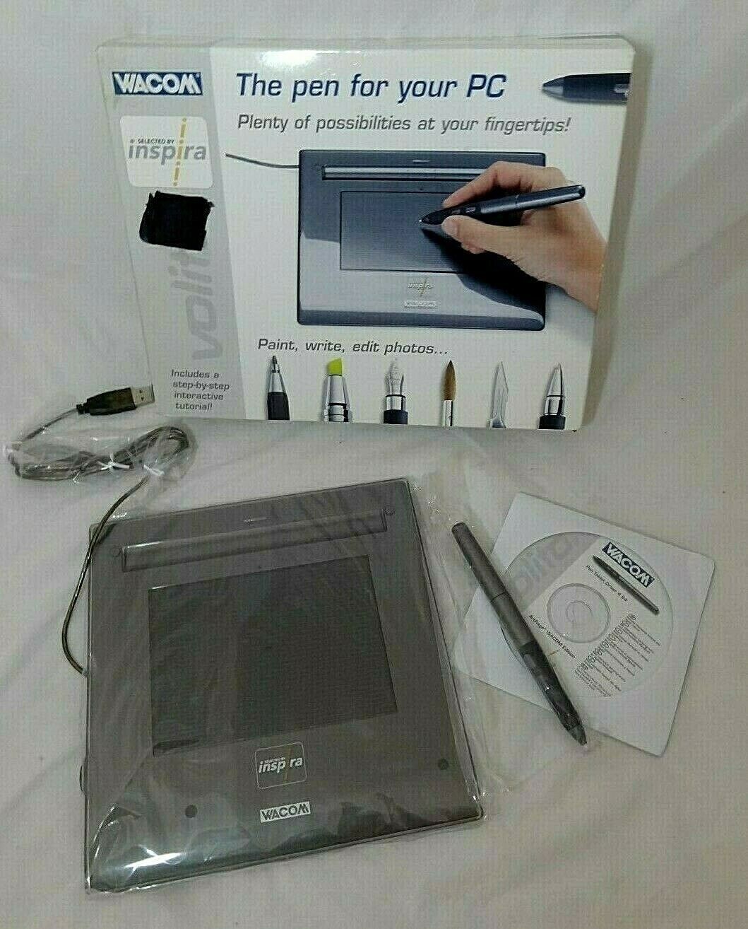 Wacom CTF-420 Drawing, Painting, Editing Tablet w/ Pen for PC - NEW