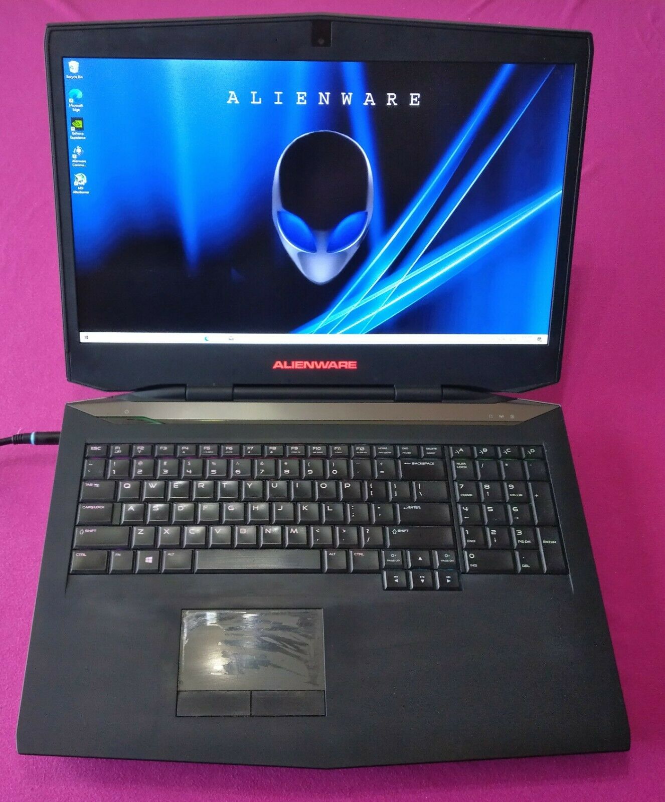 Alienware 17 laptop I7-4710mq 2.5-3.7Ghz 16GB 256GB/750GB NVIDIA GTX 970M AX200