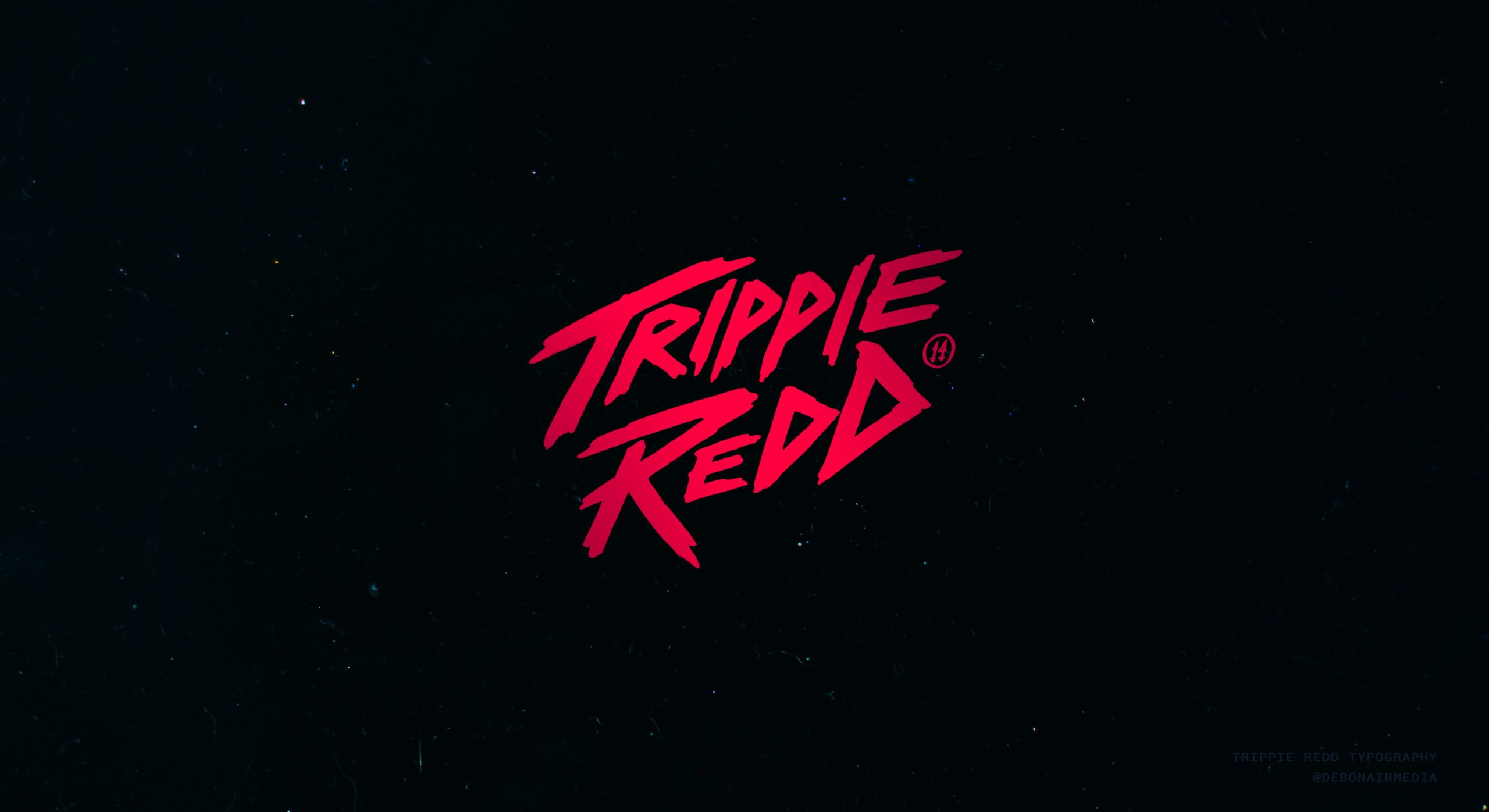 Trippie Redd - Freehand text creation