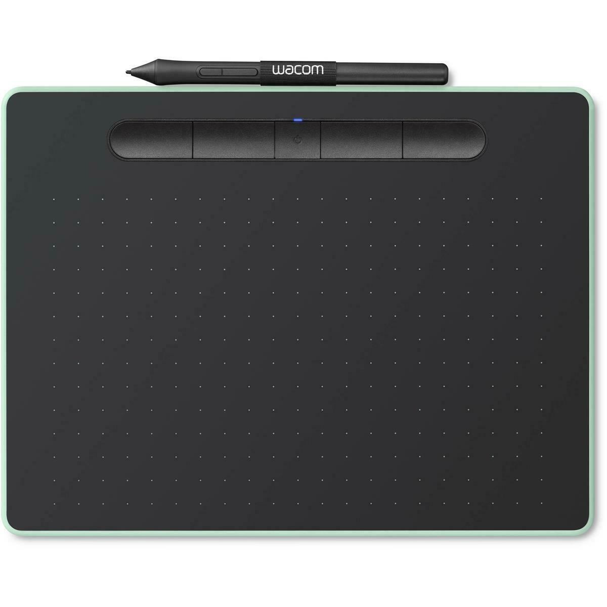 Wacom Intuos Bluetooth Creative Pen Tablet, Medium, Pistachio Green #CTL6100WLE0
