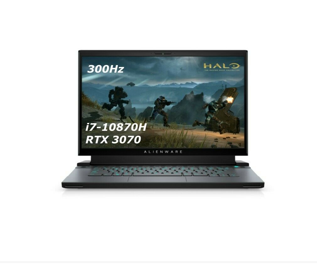 Alienware m15 R4 Gaming Laptop 16GB RAM 2TB SSD i7-10870H GeForce 3070 Black