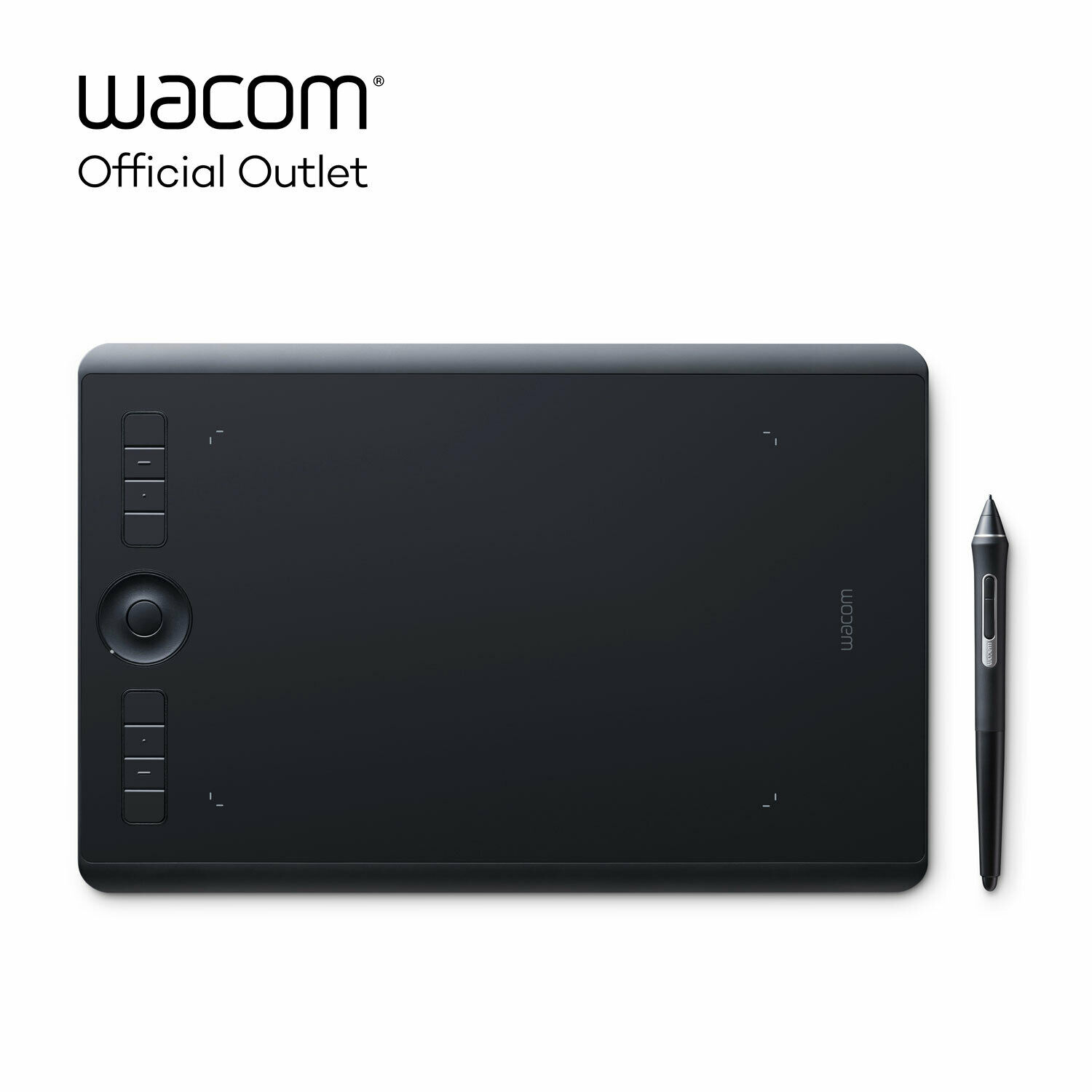 Used Wacom Intuos Pro Medium Digital Graphic Drawing Tablet, SHPTH660