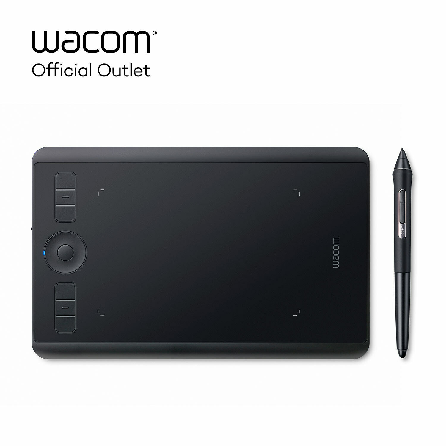 Used Wacom Intuos Pro Small Digital Graphic Drawing Tablet, SHPTH460K0A