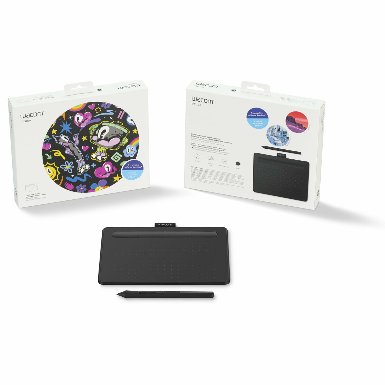 Wacom Intuos Creative Pen Tablet - Small, Black