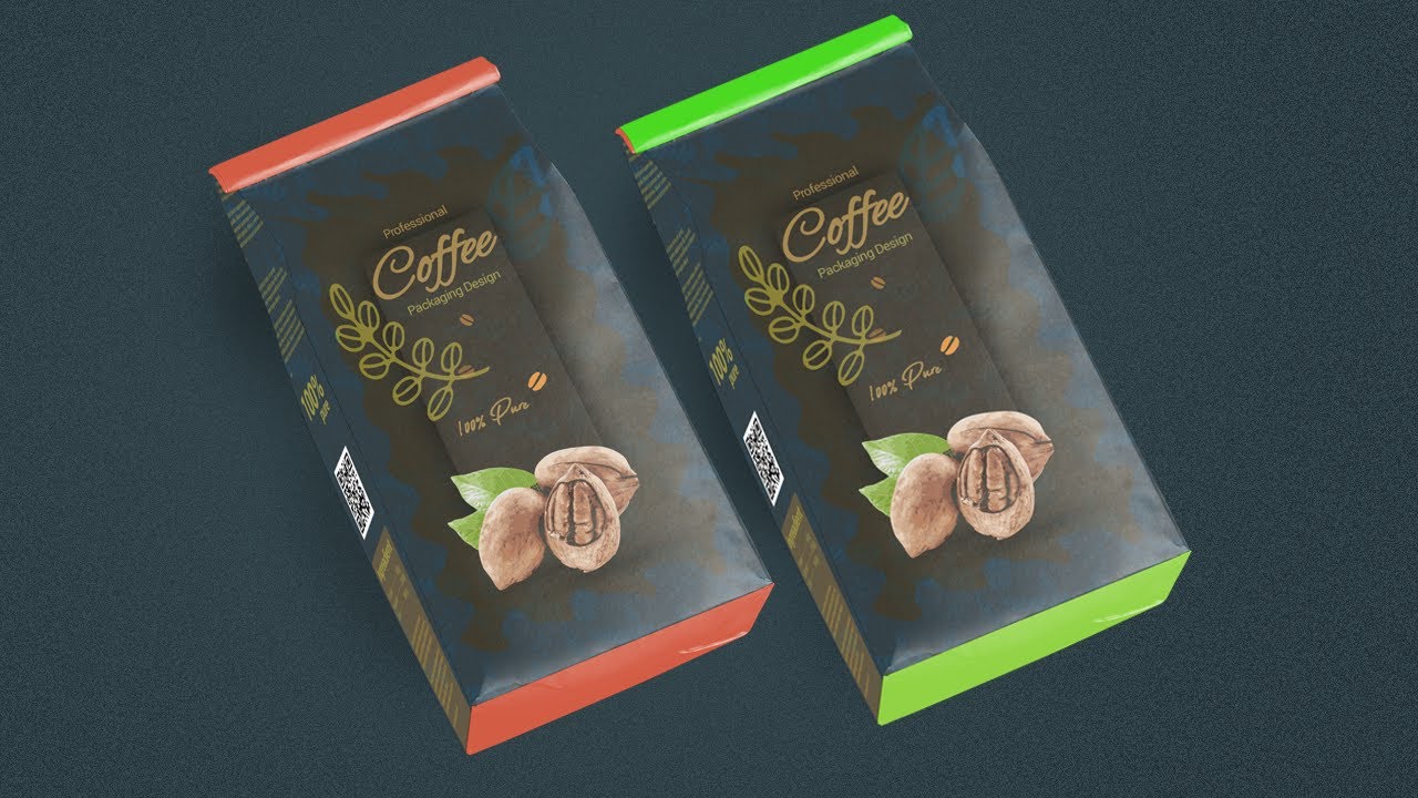 Professional Pouch Packaging Graphic Design Tutorials | Adobe Photoshop Cc
