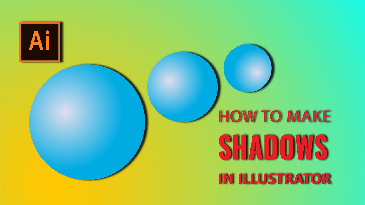 How to make shadow in illustrator | drop shadow | graphic design tutorials for beginners  #Shorts