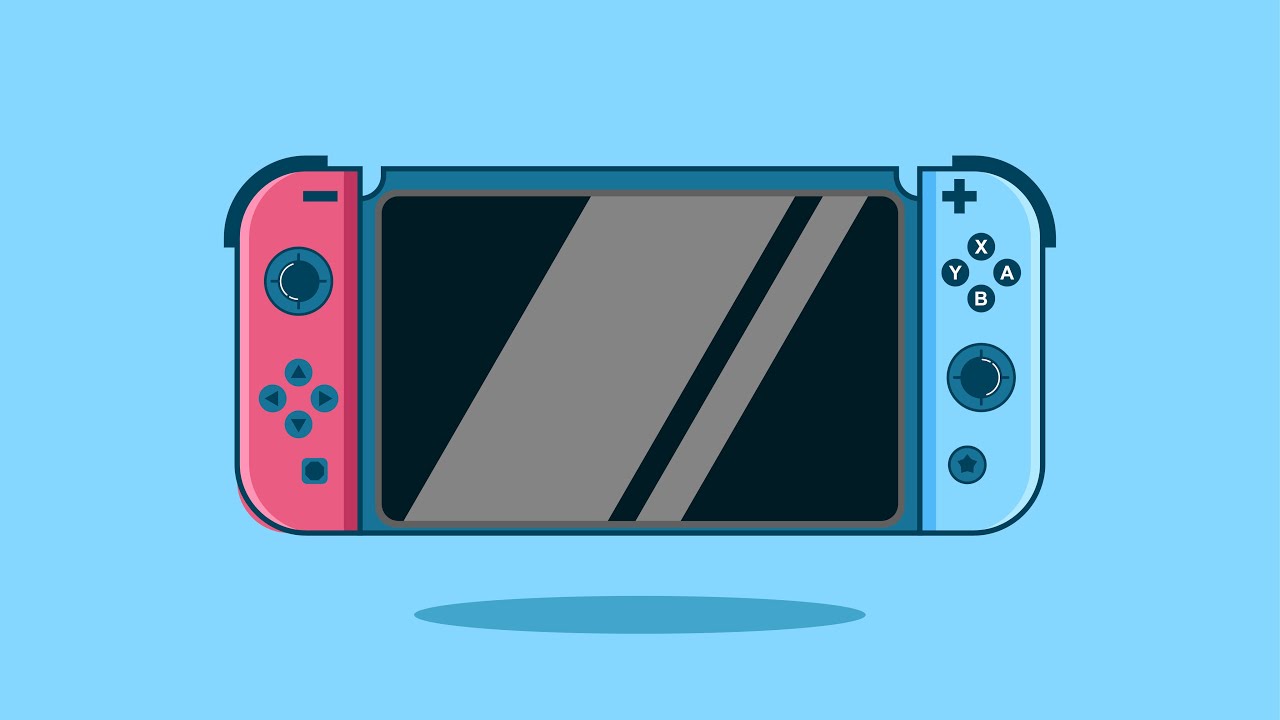 Nintendo Switch Gameplay Flat Design in Adobe Illustrator Tutorials | Rosen Graphic Design Lesson 01