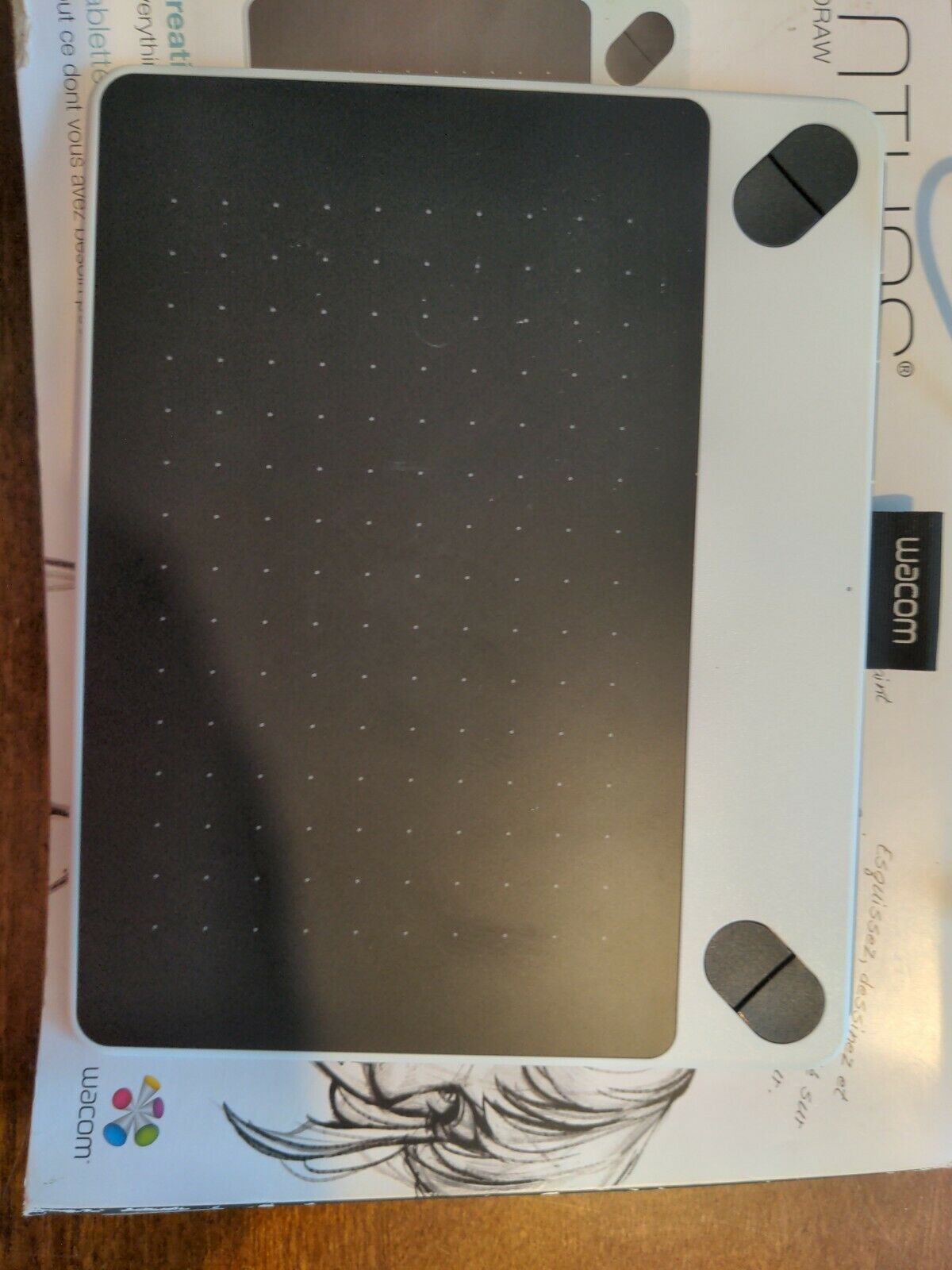 Wacom Intuos Draw CTL490 Digital Drawing and Graphics Tablet - White