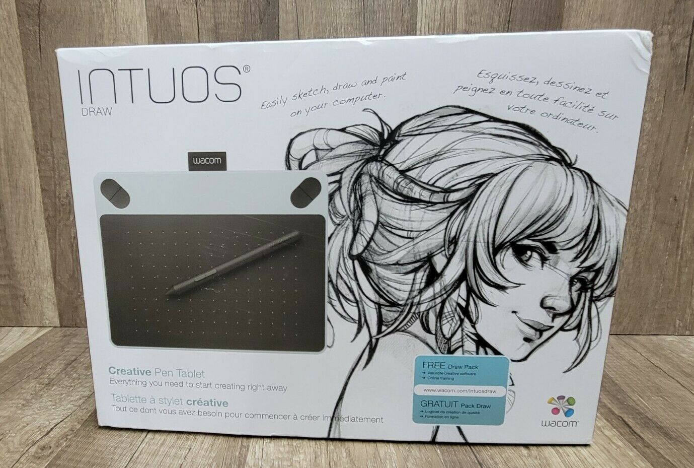 Wacom Intuos Draw Creative Graphics Tablet - CTL490DW