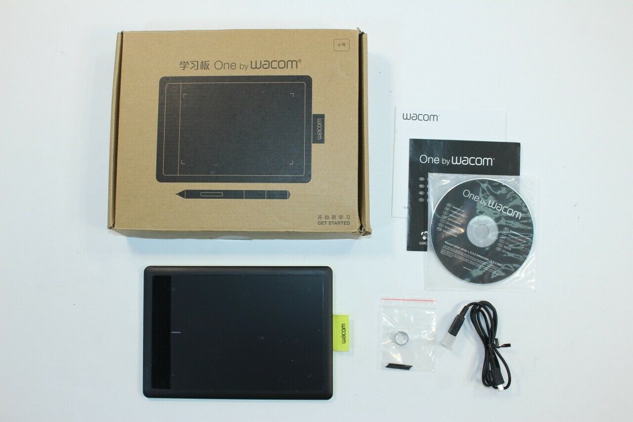 One By Wacom CTL-471 Graphic Drawing Tablet Bamboo Splash No Pen Stylus Included