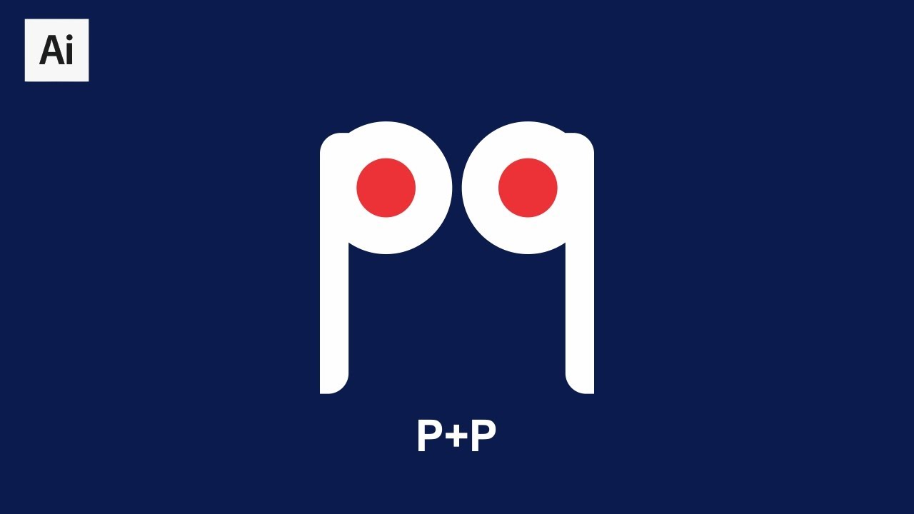 Modern PP Letter Logo Design in Adobe Illustrator Tutorials || BY Zakki Graphics ||