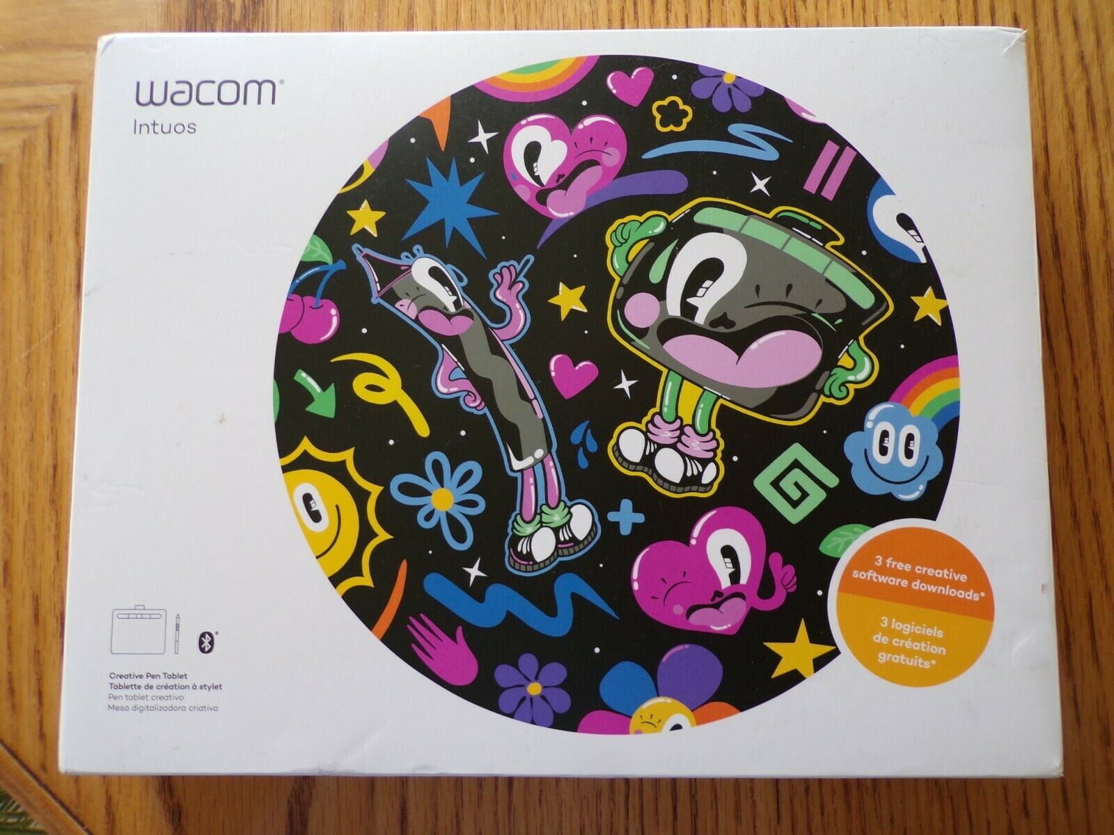 Wacom Intuos Wireless CTL-4100WL SMALL BLACK Bluetooth Graphics Drawing Tablet