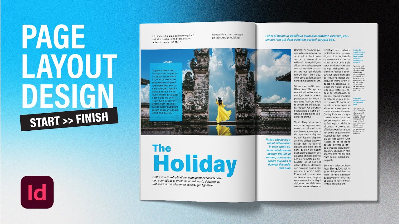 How to Magazine Design (Page Layout) in Adobe InDesign CC  | Graphic Design Tutorials