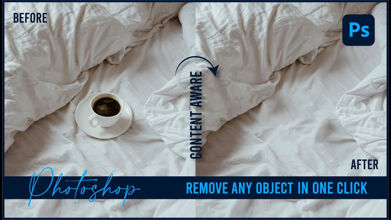 Remove any object in photoshop | Adobe Photoshop Tutorials | Graphic Design | GrapixBite #Shorts