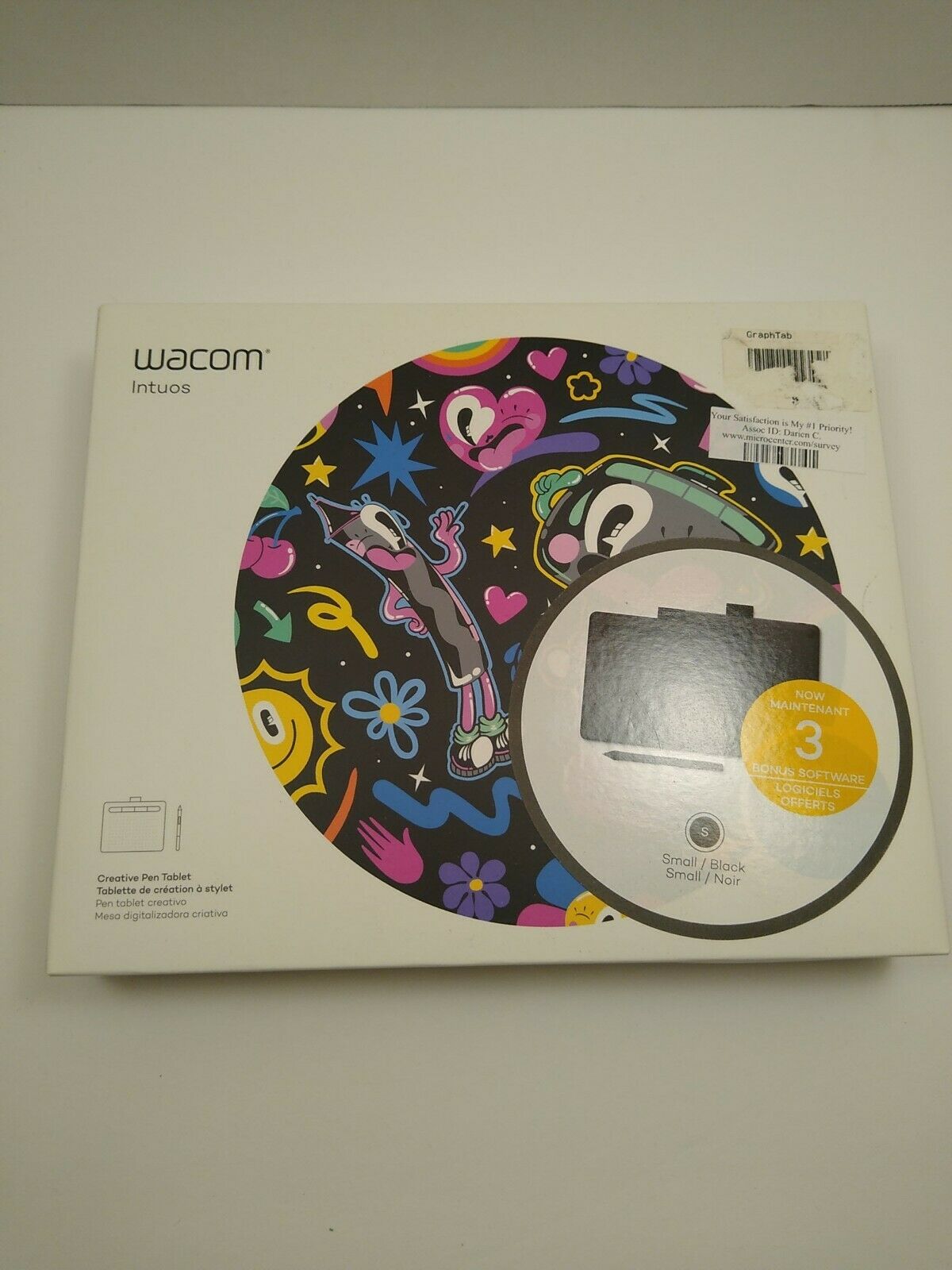 Wacom Intuos CTL-4100 Small Drawing Tablet - Black