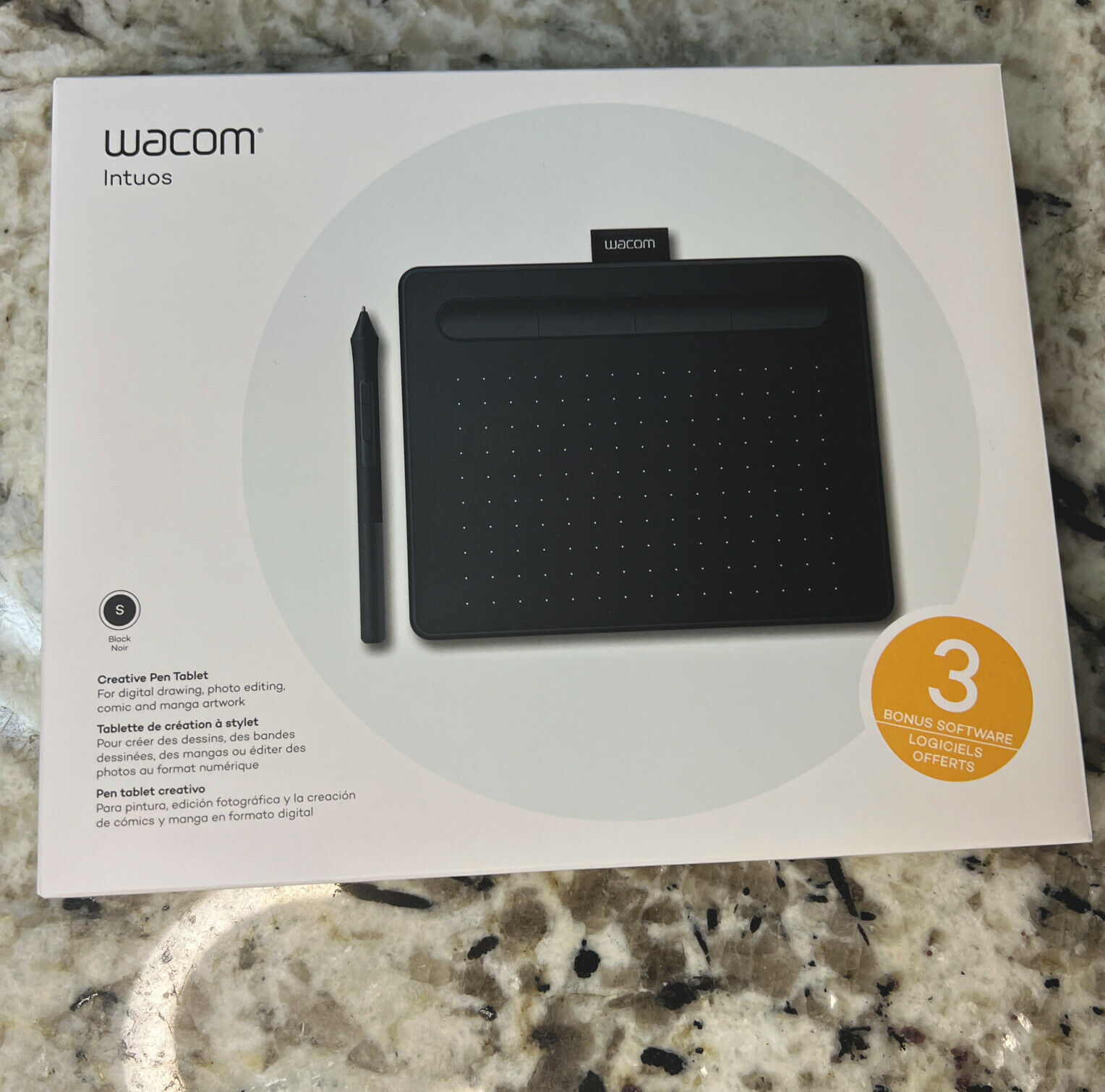 Wacom Intuos CTL-4100 Small Drawing Tablet - Black