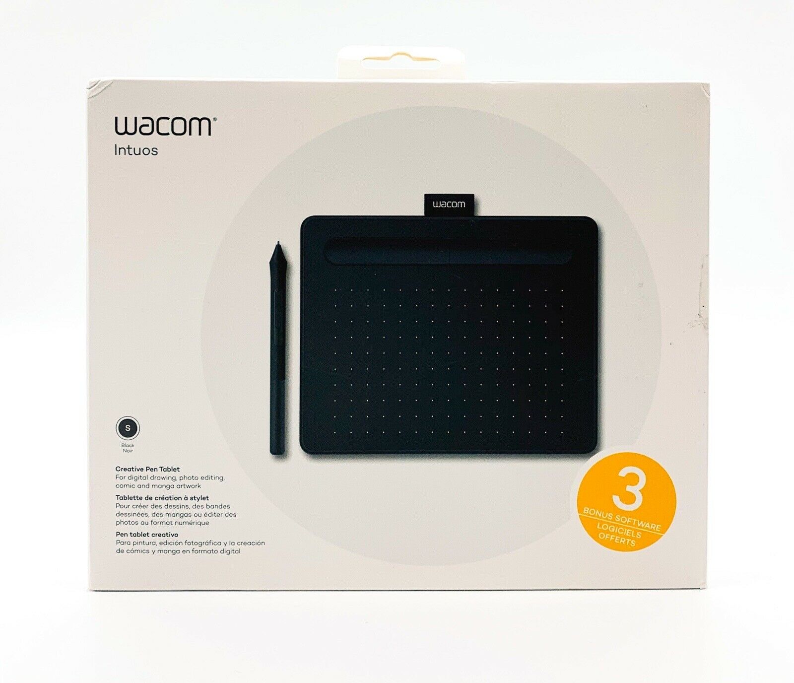 Wacom Intuos Small Basic Creative Pen Tablet - Model CTL-4100/K0-AX - Black