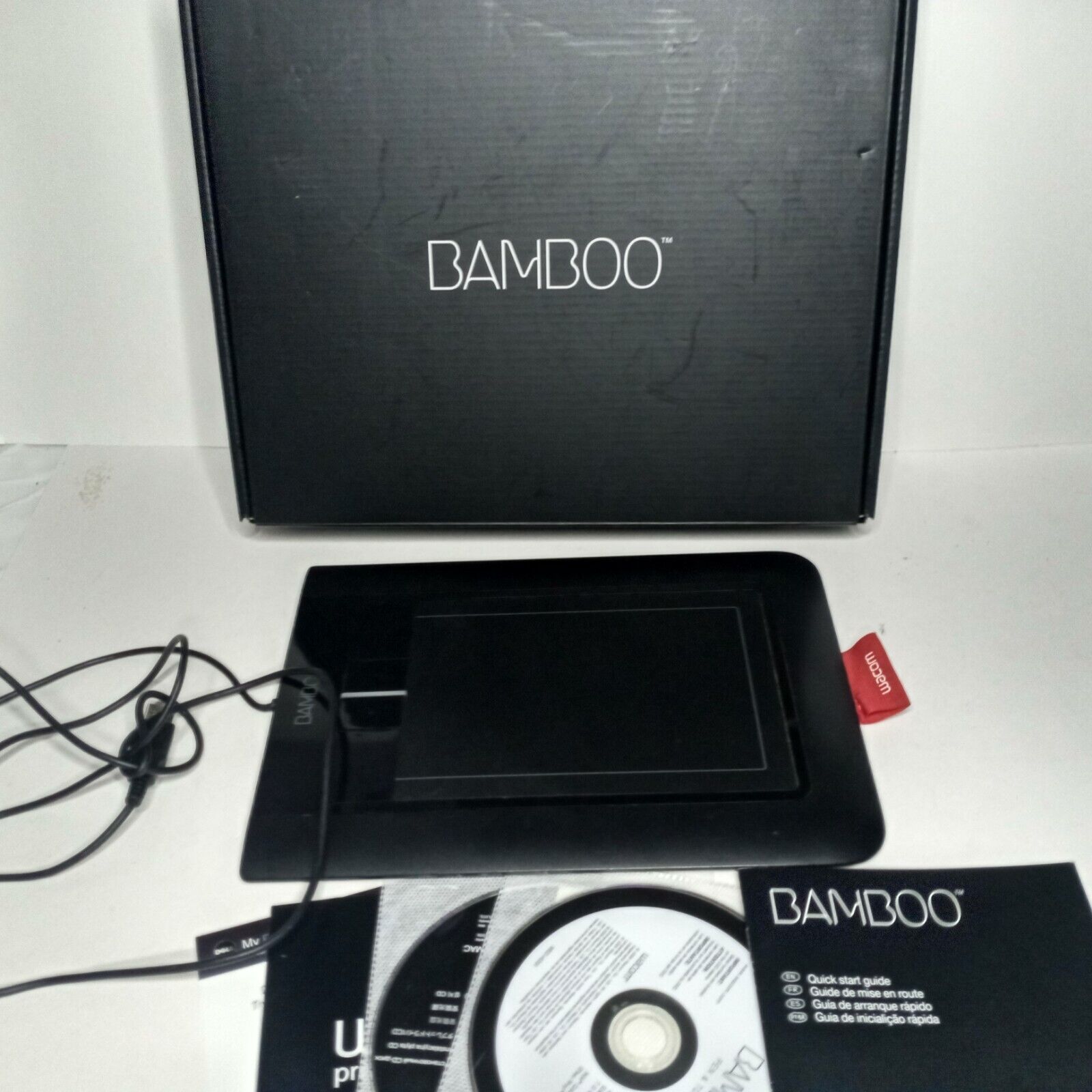 Wacom Bamboo  Touch Tablet CTH-460 USB Graphic Design Drawing.  J