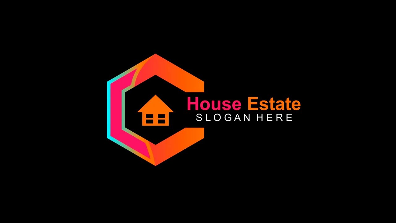 Logo Design in CorelDraw | House Estate logo Design- CorelDraw tutorials #shorts #viral #logo #short