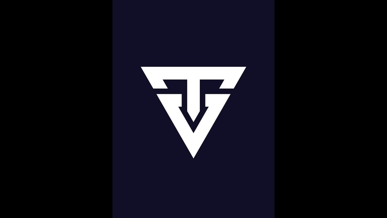Letter T and V Grid Logo Design - illustrator cc