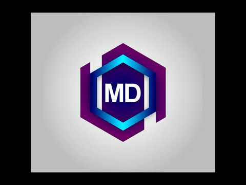 Logo Design in CorelDraw | MD logo Design - CorelDraw tutorials #shorts #viral #logo #short