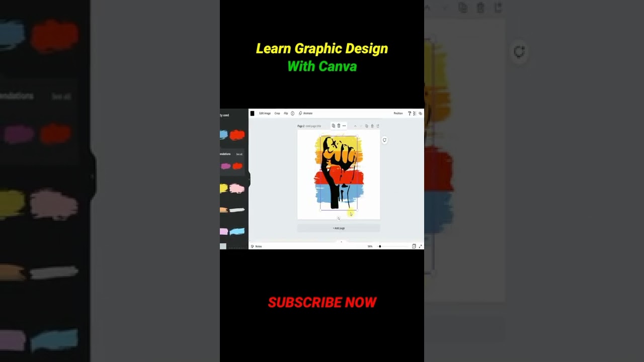 Learn Graphic Design For Beginners To Advance | Canva Tutorials For Beginners | Free Canva Course