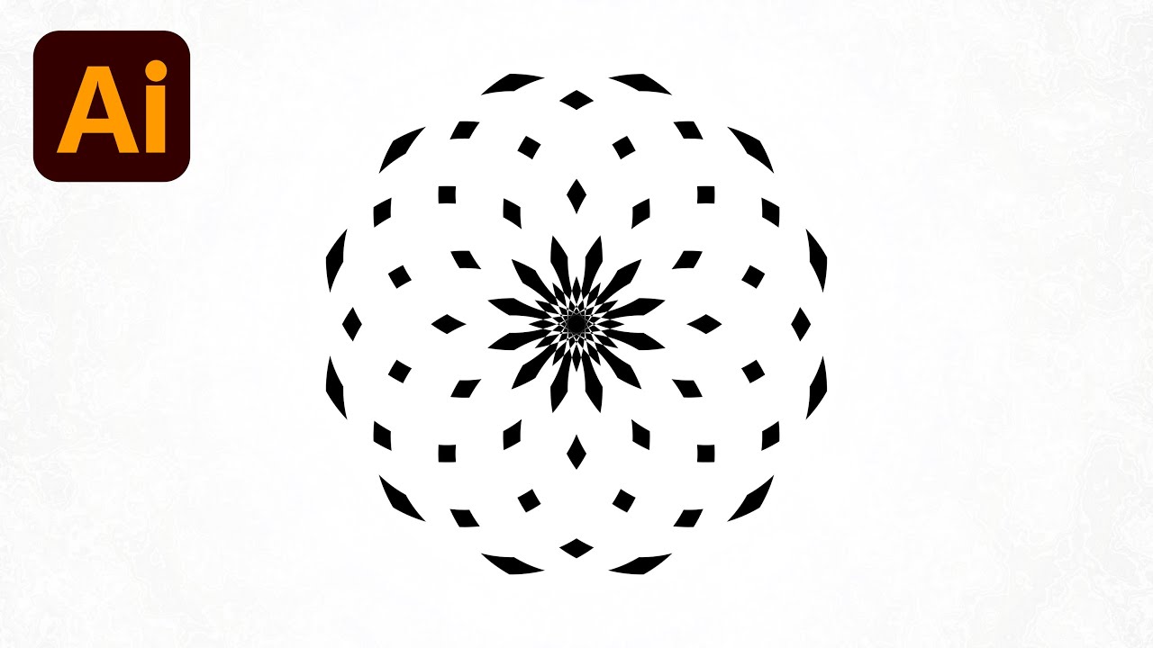 Mandala | Logo design | Adobe illustrator tutorials | Shorts | 030