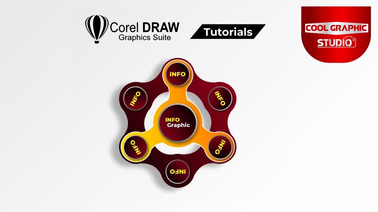 Create beautiful infographic | CorelDRAW Design Tutorials | Graphic Design #coolgraphicstudio