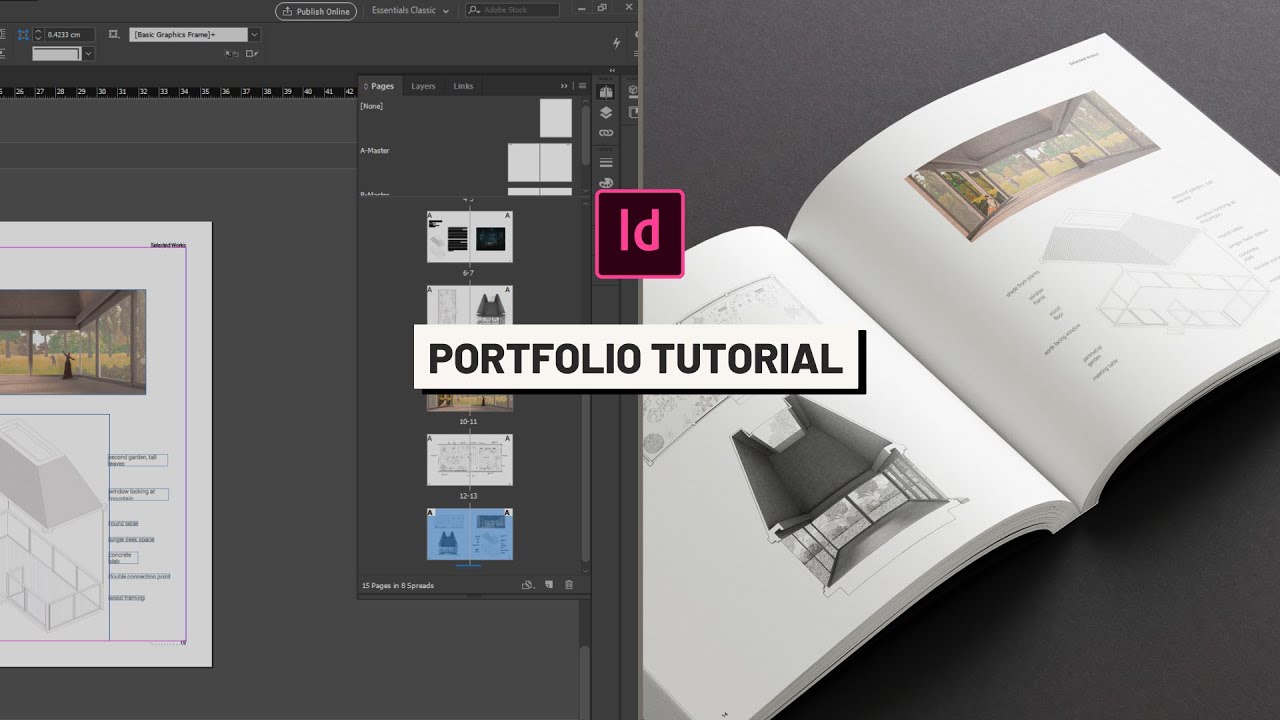I created the same portfolio in 3 different styles! InDesign Tutorial