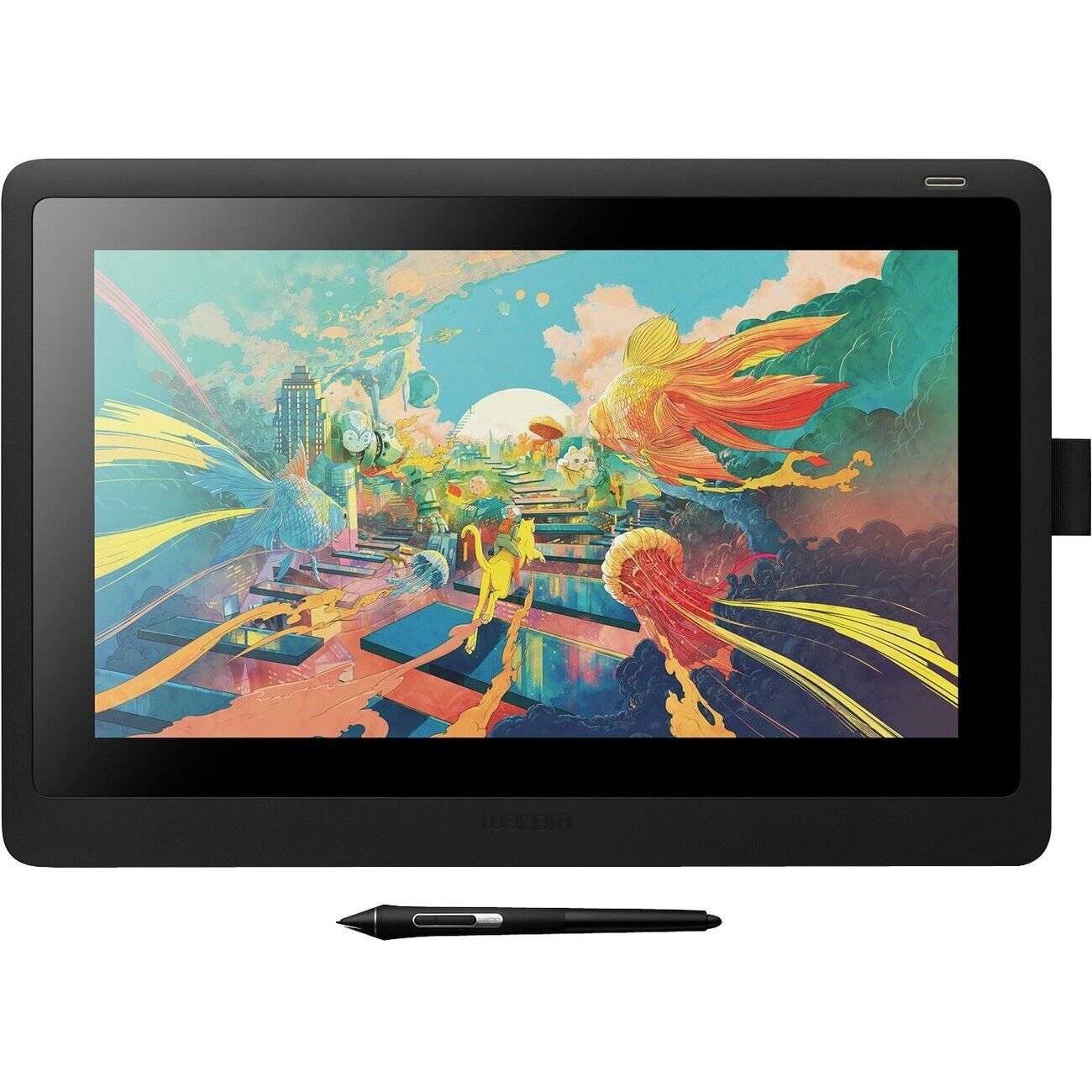 Wacom Cintiq 16 Drawing Tablet with Full HD 15.4-Inch Display Screen, 8192
