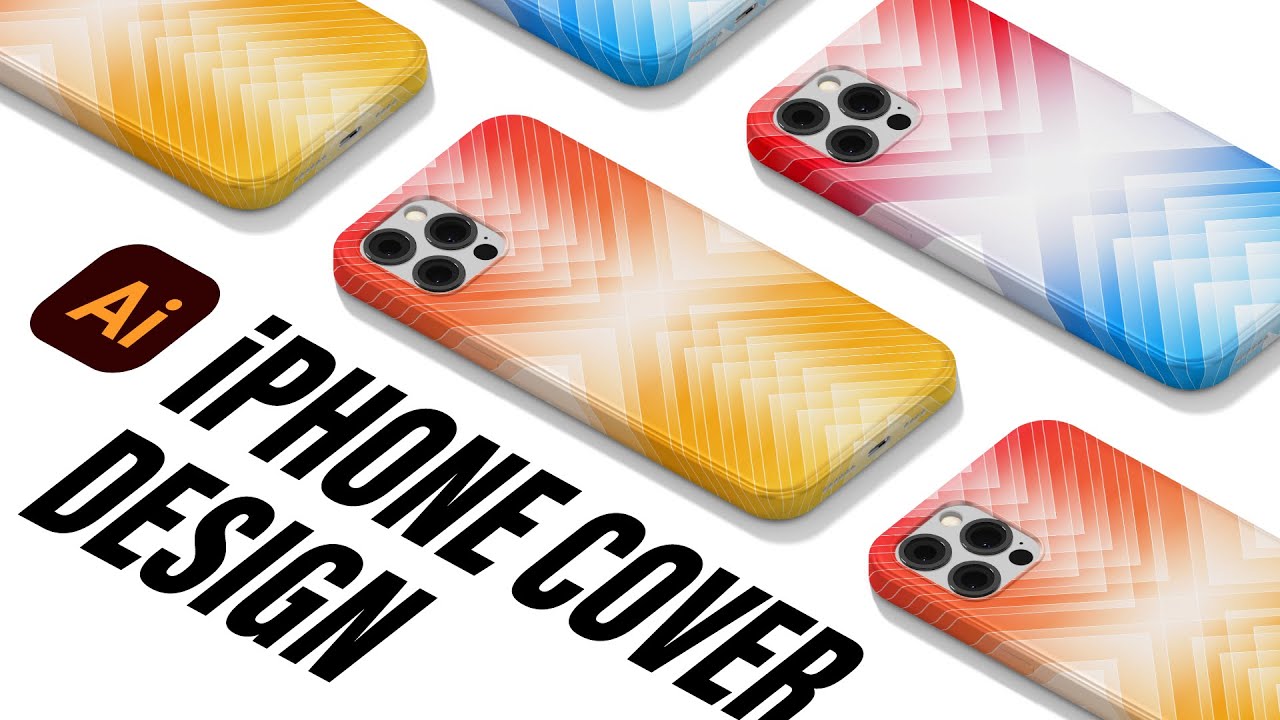 iPhone Cover Design in Adobe Illustrator CC | Graphic Design Tutorials