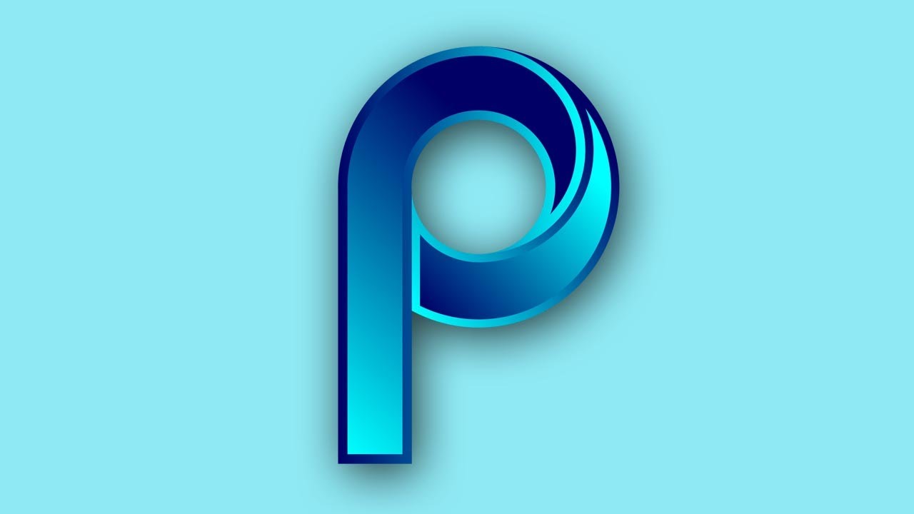 P Alphabet Logo design in CorelDraw | CorelDraw tutorials #shorts #viral #graphicdesign #logo
