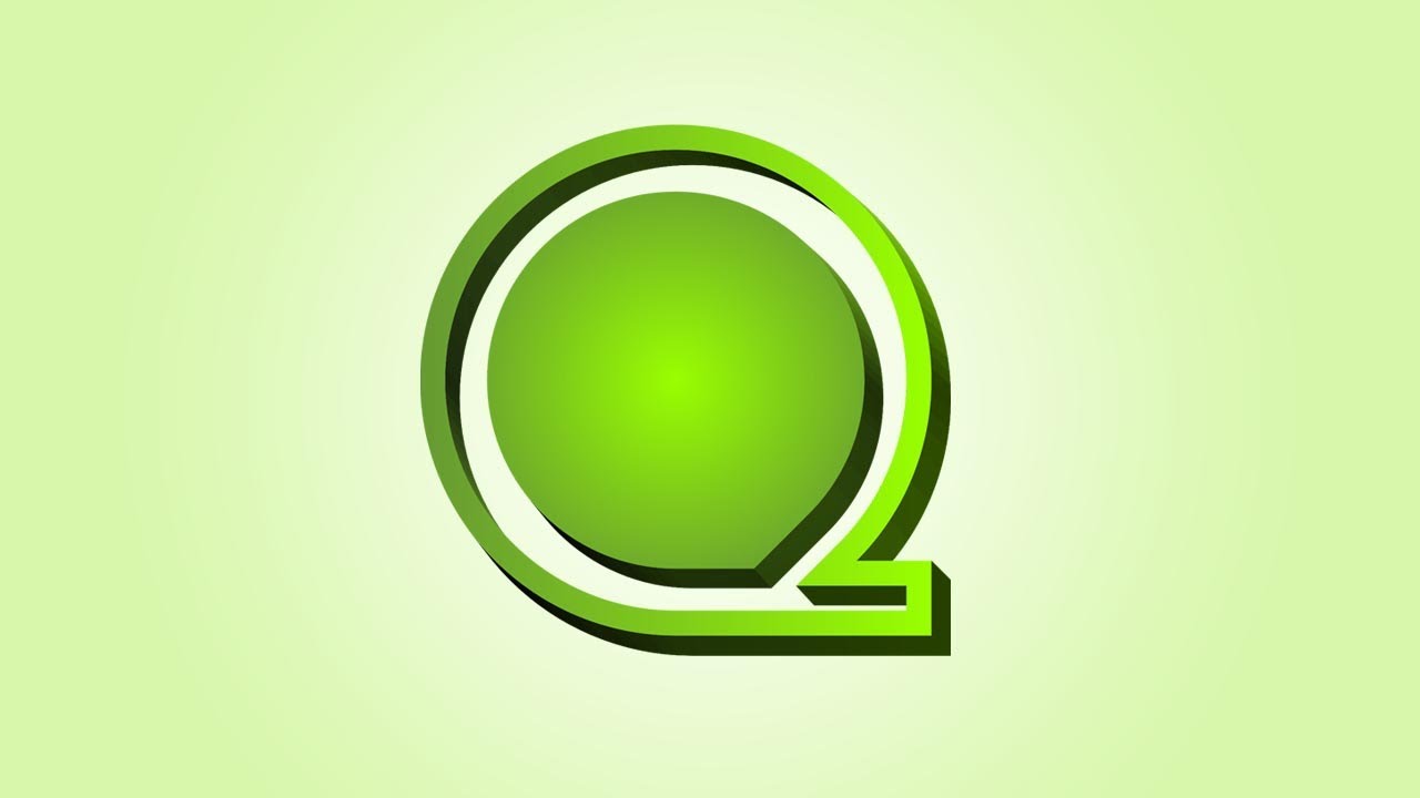 Q Alphabet 3D Logo design in CorelDraw | CorelDraw tutorials #shorts #viral #graphicdesign #logo