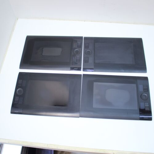 Lot of 4 Wacom Intuos 4 PTK-640 Black Drawing Graphics Tablet